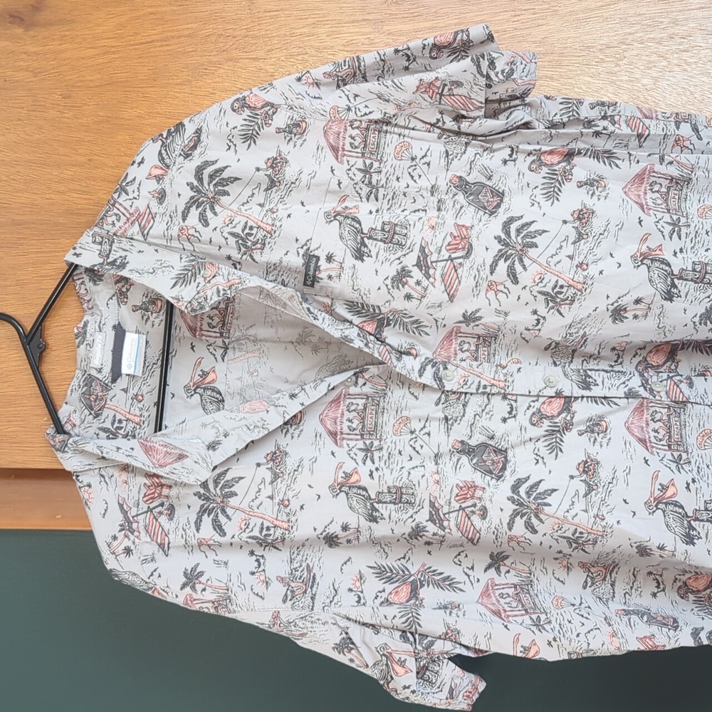 Beachy Columbia Button Up